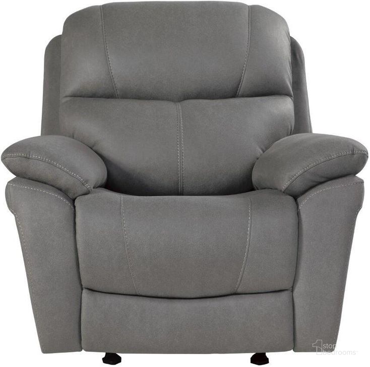 The appearance of Longvale Gray Glider Recliner designed by Homelegance in the modern / contemporary interior design. This gray piece of furniture  was selected by 1StopBedrooms from Longvale Collection to add a touch of cosiness and style into your home. Sku: 9580GY-1. Material: Microfiber. Product Type: Recliners and Rocker. Image1