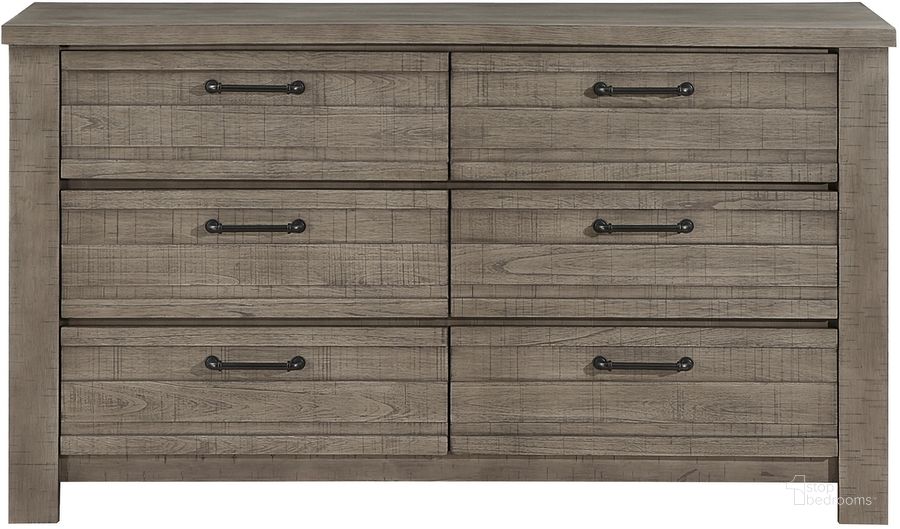 The appearance of Longview Dresser In Gray designed by Homelegance in the transitional interior design. This gray piece of furniture  was selected by 1StopBedrooms from Longview Collection to add a touch of cosiness and style into your home. Sku: 1498GY-5. Product Type: Dresser. Image1