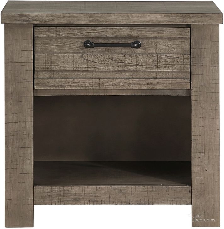 The appearance of Longview Night Stands In Gray designed by Homelegance in the transitional interior design. This gray piece of furniture  was selected by 1StopBedrooms from Longview Collection to add a touch of cosiness and style into your home. Sku: 1498GY-4. Product Type: Nightstand. Image1