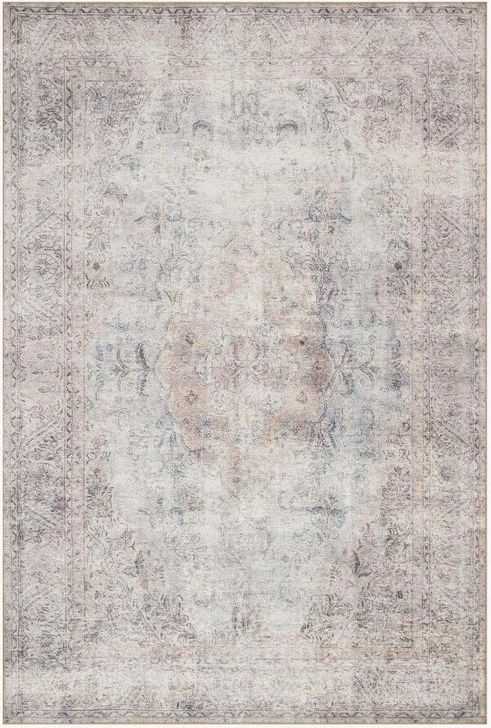 The appearance of Loren Silver/Slate Rug LORELQ-04SISL2339 designed by Loloi Rugs in the traditional interior design. This silver and slate piece of furniture  was selected by 1StopBedrooms from Loren Collection to add a touch of cosiness and style into your home. Sku: LORELQ-04SISL2339. Material: Polyester. Product Type: Rug. Image1