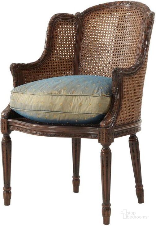 The appearance of Louis Bergere Arm Chair designed by Theodore Alexander in the traditional interior design. This  piece of furniture  was selected by 1StopBedrooms from Theodore Alexander Collection to add a touch of cosiness and style into your home. Sku: 4200-046.1ABM. Product Type: Arm Chair.
