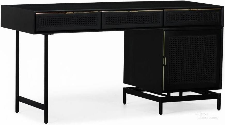 The appearance of Louisiana Desk In Charcoal designed by Union Home Furniture in the modern / contemporary interior design. This charcoal piece of furniture  was selected by 1StopBedrooms from Louisiana Collection to add a touch of cosiness and style into your home. Sku: LVR00665. Material: Wood. Product Type: Desk. Image1