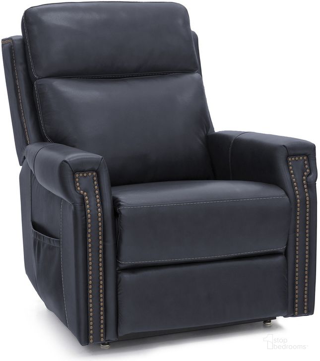 The appearance of Louisville Rainer Ocean Power Lift Recliner With Power Head Rest Power Lumbar And Heat designed by BarcaLounger in the modern / contemporary interior design. This ocean piece of furniture  was selected by 1StopBedrooms from Louisville Collection to add a touch of cosiness and style into your home. Sku: 23PHLH1208375047. Material: Leather. Product Type: Recliner. Image1