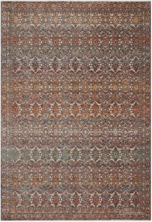 The appearance of Lourdes Stone/Multi Rug LOURLOU-03SNML233A designed by Loloi Rugs in the traditional interior design. This stone and multi piece of furniture  was selected by 1StopBedrooms from Lourdes Collection to add a touch of cosiness and style into your home. Sku: LOURLOU-03SNML233A. Material: Polyester. Product Type: Rug. Image1