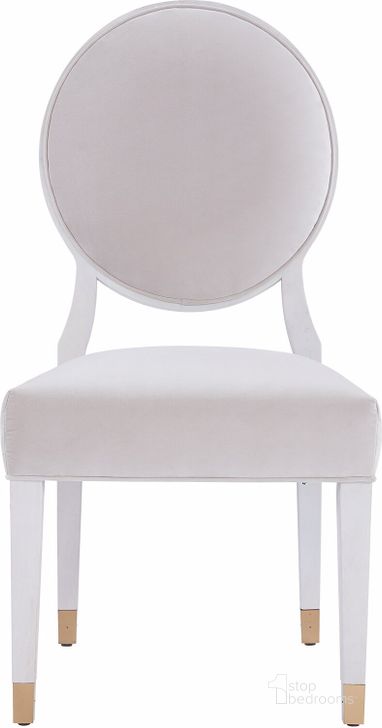 The appearance of Love Joy Bliss Oval Back Side Chair Set Of 2 In White designed by Universal in the transitional interior design. This white piece of furniture  was selected by 1StopBedrooms from Love Joy Bliss Collection to add a touch of cosiness and style into your home. Sku: 956A636P-RTA. Material: Wood. Product Type: Side Chair. Image1