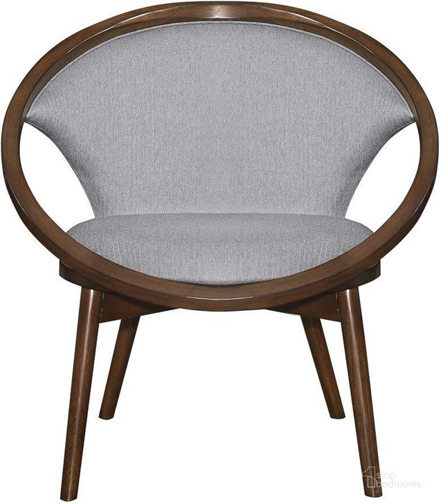 The appearance of Lowery Gray Accent Chair designed by Homelegance in the transitional interior design. This weathered gray and brown piece of furniture  was selected by 1StopBedrooms from Lowery Collection to add a touch of cosiness and style into your home. Sku: 1033F4S. Product Type: Accent Chair. Material: Textured. Image1