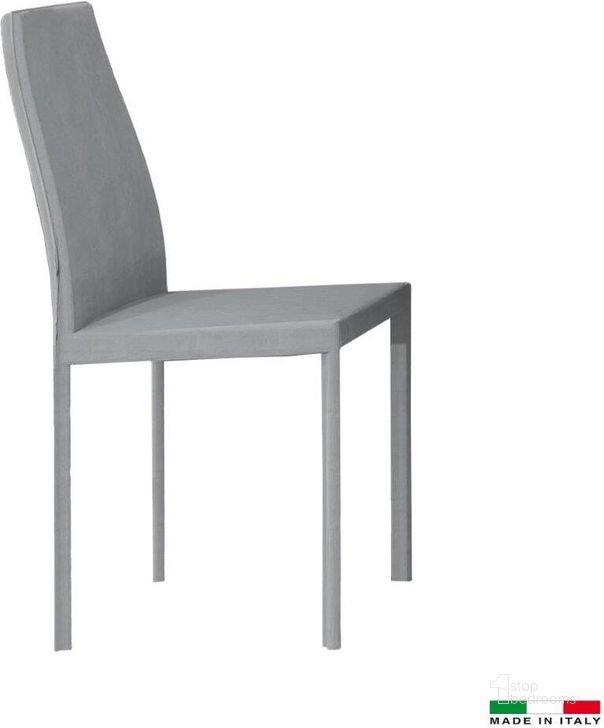 The appearance of Luca Dining Chair In Light Grey Set Of 2 designed by Bellini Modern Living in the modern / contemporary interior design. This light grey piece of furniture  was selected by 1StopBedrooms from Luca Collection to add a touch of cosiness and style into your home. Sku: Luca LGY. Material: Microfiber. Product Type: Dining Chair.
