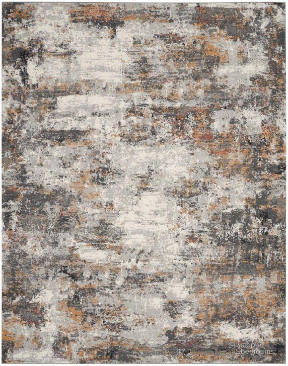 The appearance of Ludlow Grey And Multi 9 X 12 Area Rug designed by Nourison in the modern / contemporary interior design. This grey and ivory piece of furniture  was selected by 1StopBedrooms from Ludlow Collection to add a touch of cosiness and style into your home. Sku: 99446783714. Material: Polyester. Product Type: Area Rugs. Image1