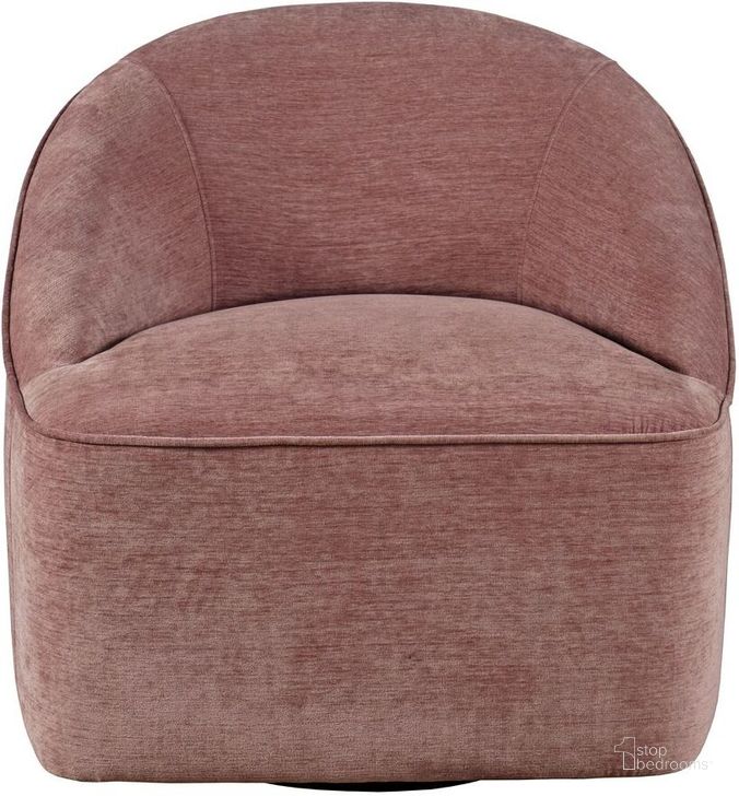The appearance of Lulu Mid-Century Modern Upholstered Casual Swivel Accent Chair In Lilac designed by Jofran in the modern / contemporary interior design. This lilac piece of furniture  was selected by 1StopBedrooms from Lulu Collection to add a touch of cosiness and style into your home. Sku: LULU-SW-LILAC. Product Type: Accent Chair. Material: Plywood. Image1