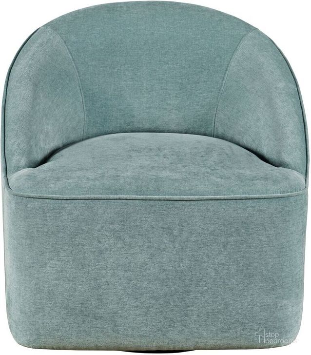 The appearance of Lulu Mid-Century Modern Upholstered Casual Swivel Accent Chair In Teal designed by Jofran in the modern / contemporary interior design. This teal piece of furniture  was selected by 1StopBedrooms from Lulu Collection to add a touch of cosiness and style into your home. Sku: LULU-SW-TEAL. Product Type: Accent Chair. Material: Plywood. Image1