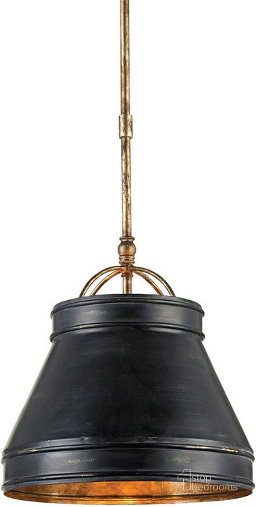 The appearance of Lumley Black Pendant designed by Currey & Company in the modern / contemporary interior design. This black piece of furniture  was selected by 1StopBedrooms from Lumley Collection to add a touch of cosiness and style into your home. Sku: 9868. Product Type: Pendant Lighting. Material: Iron.
