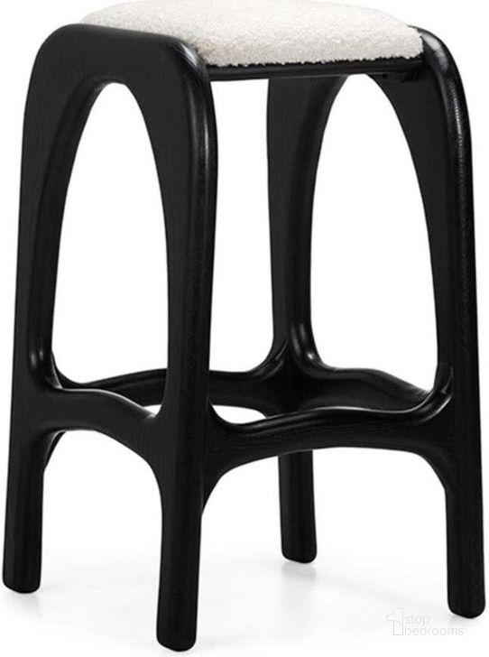 The appearance of Luna 30 Inch Bar Stool In Charcoal designed by Union Home Furniture in the modern / contemporary interior design. This charcoal piece of furniture  was selected by 1StopBedrooms from Luna Collection to add a touch of cosiness and style into your home. Sku: DIN00285. Material: Wood. Product Type: Barstool. Image1
