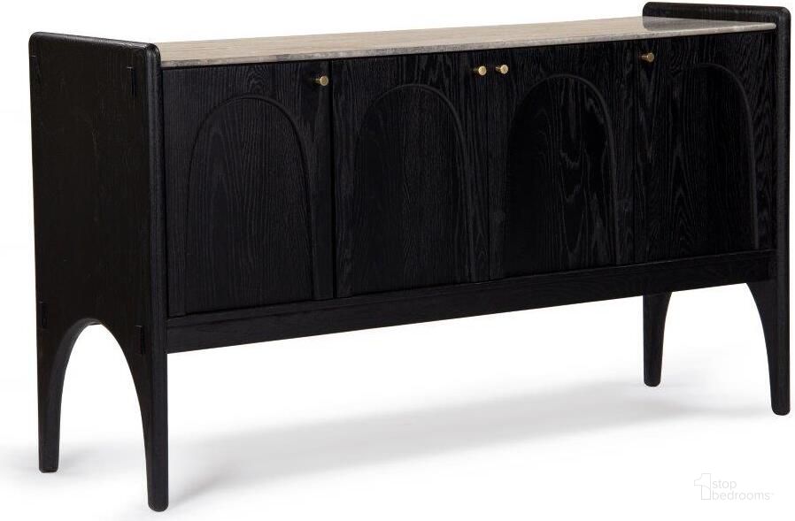 The appearance of Luna Sideboard In Charcoal designed by Union Home Furniture in the modern / contemporary interior design. This charcoal piece of furniture  was selected by 1StopBedrooms from Luna Collection to add a touch of cosiness and style into your home. Sku: LVR00657. Material: Wood. Product Type: Sideboard. Image1