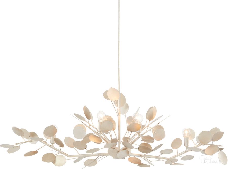 The appearance of Lunaria Silver Oval Chandelier designed by Currey & Company in the modern / contemporary interior design. This silver piece of furniture  was selected by 1StopBedrooms from Lunaria Collection to add a touch of cosiness and style into your home. Sku: 9000-0816. Product Type: Chandelier. Material: Iron. Image1