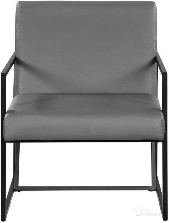 The appearance of Luxembourg Gray Faux Leather Arm Chair designed by Best Master Furniture in the modern / contemporary interior design. This gray piece of furniture  was selected by 1StopBedrooms from Luxembourg Collection to add a touch of cosiness and style into your home. Sku: LX6300G. Material: Faux Leather. Product Type: Arm Chair. Image1