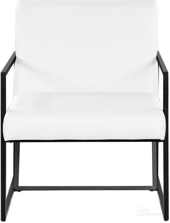 The appearance of Luxembourg White Faux Leather Arm Chair designed by Best Master Furniture in the modern / contemporary interior design. This white piece of furniture  was selected by 1StopBedrooms from Luxembourg Collection to add a touch of cosiness and style into your home. Sku: LX6300W. Material: Faux Leather. Product Type: Arm Chair. Image1
