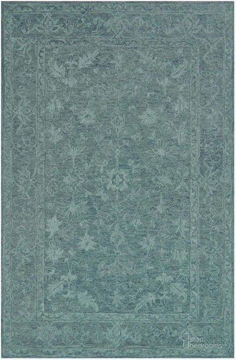 The appearance of Lyle Teal Rug LYLELK-05TE005076 designed by Loloi Rugs in the transitional interior design. This teal piece of furniture  was selected by 1StopBedrooms from Lyle Collection to add a touch of cosiness and style into your home. Sku: LYLELK-05TE005076. Material: Wool. Product Type: Rug. Image1