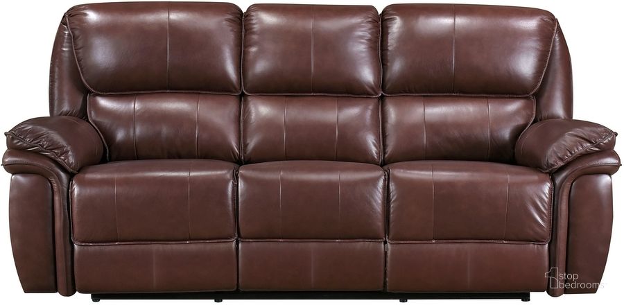 The appearance of Lyman Double Reclining Sofa In Brown designed by Homelegance in the modern / contemporary interior design. This brown piece of furniture  was selected by 1StopBedrooms from Lyman Collection to add a touch of cosiness and style into your home. Sku: 8588BR-3. Material: Faux Leather. Product Type: Reclining Sofa. Image1