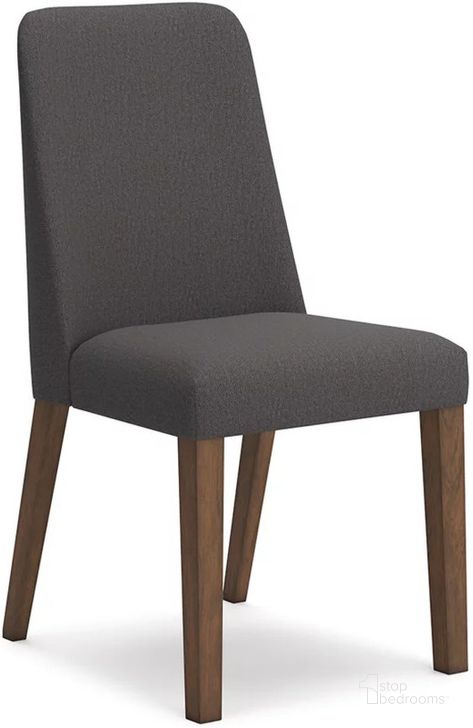 The appearance of Lyncott Charcoal And Brown Dining Upholstered Side Chair Set Of 2 designed by Signature Design by Ashley in the modern / contemporary interior design. This brown/charcoal piece of furniture  was selected by 1StopBedrooms from Lyncott Collection to add a touch of cosiness and style into your home. Sku: D615-02. Material: Fabric. Product Type: Side Chair. Image1