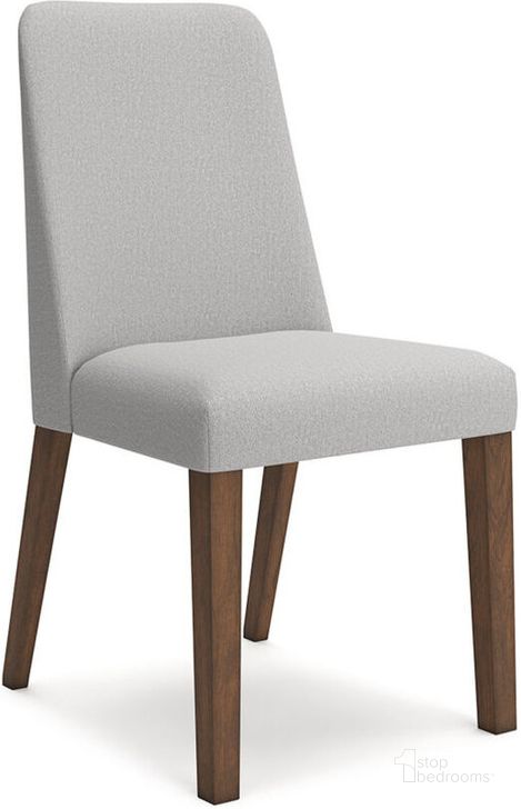 The appearance of Lyncott Gray And Brown Dining Upholstered Side Chair Set Of 2 designed by Signature Design by Ashley in the modern / contemporary interior design. This gray/brown piece of furniture  was selected by 1StopBedrooms from Lyncott Collection to add a touch of cosiness and style into your home. Sku: D615-01. Material: Wood. Product Type: Side Chair. Image1