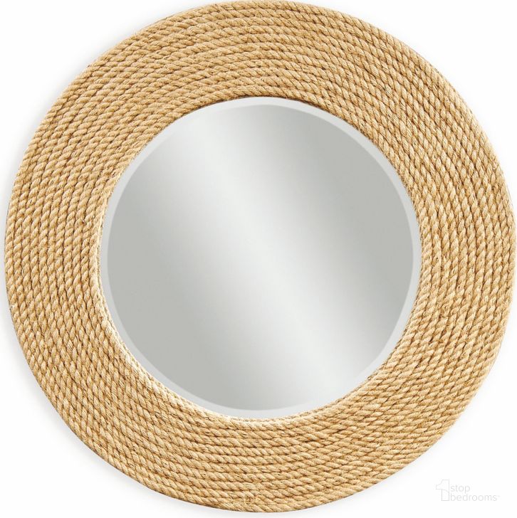 The appearance of Palimar Sisal Rope Frame Wall Mirror designed by Bassett Mirror Company in the modern / contemporary interior design. This gold piece of furniture  was selected by 1StopBedrooms from Wall Mirrors Collection to add a touch of cosiness and style into your home. Sku: M3425BEC. Material: Glass. Product Type: Wall Mirror.