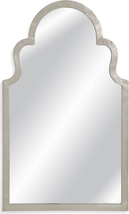 The appearance of Mina Antiqued Silver Leaf Wall Mirror designed by Bassett Mirror Company in the traditional interior design. This silver piece of furniture  was selected by 1StopBedrooms from Wall Mirrors Collection to add a touch of cosiness and style into your home. Sku: M3750EC. Material: Glass. Product Type: Wall Mirror.
