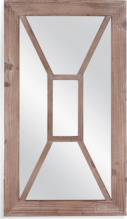 The appearance of Farm Natural Wood Boca Wall Mirror designed by Bassett Mirror Company in the modern / contemporary interior design. This brown piece of furniture  was selected by 1StopBedrooms from Farm Collection to add a touch of cosiness and style into your home. Sku: M4126. Material: Wood. Product Type: Wall Mirror.