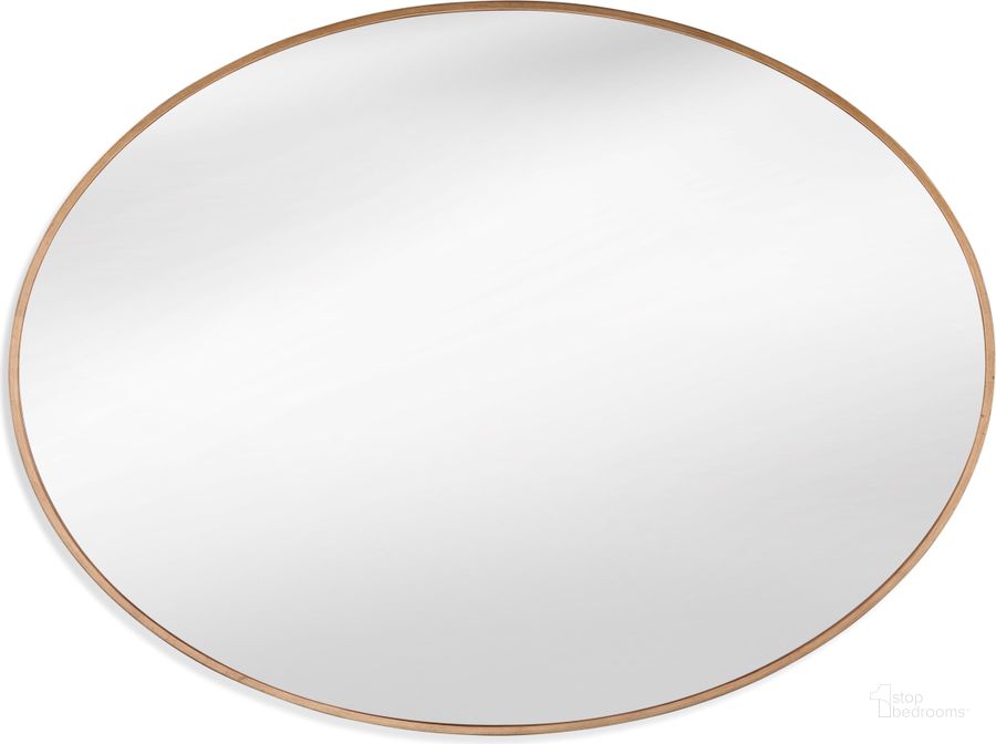 The appearance of Metro Gold Brigitte Wall Mirror designed by Bassett Mirror Company in the modern / contemporary interior design. This gold piece of furniture  was selected by 1StopBedrooms from Metro Collection to add a touch of cosiness and style into your home. Sku: M4155. Product Type: Wall Mirror.