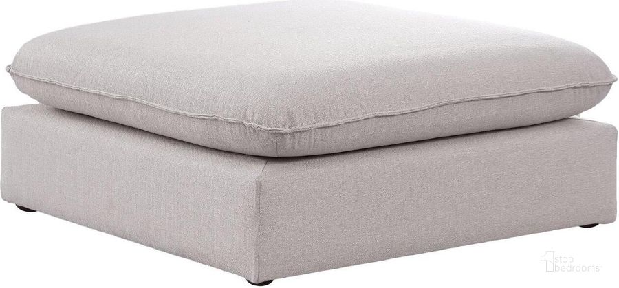 The appearance of Mackenzie Beige Durable Linen Ottoman designed by Meridian in the modern / contemporary interior design. This beige piece of furniture  was selected by 1StopBedrooms from MacKenzie Collection to add a touch of cosiness and style into your home. Sku: 688Beige-Ott. Material: Wood. Product Type: Ottoman. Image1