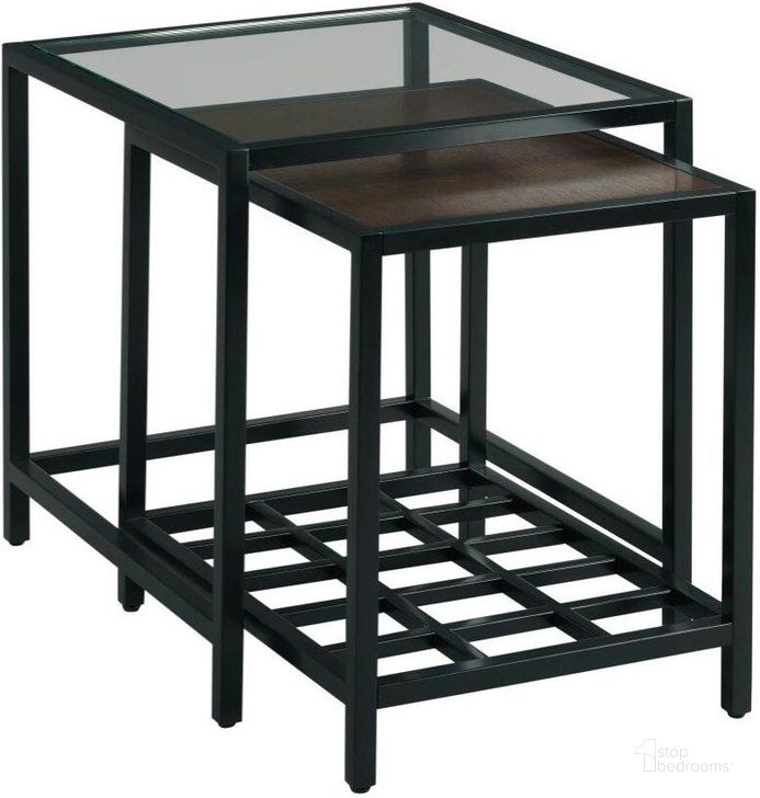 The appearance of Mackintosh Nesting End Tables designed by Hammary in the transitional interior design. This metal piece of furniture  was selected by 1StopBedrooms from Mackintosh Collection to add a touch of cosiness and style into your home. Sku: 074-915. Material: Metal. Product Type: End Table.