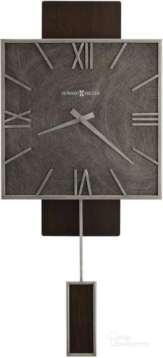 The appearance of Maclane Wall Clock designed by Howard Miller in the modern / contemporary interior design. This gray piece of furniture  was selected by 1StopBedrooms from  to add a touch of cosiness and style into your home. Sku: 625758. Product Type: Wall Clock. Image1