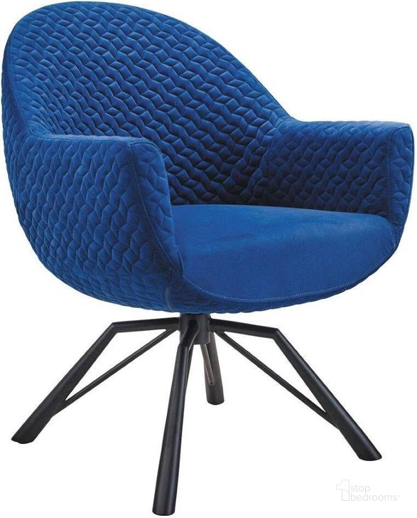 The appearance of Macy Blue Accent Chair designed by Bellini Modern Living in the modern / contemporary interior design. This blue piece of furniture  was selected by 1StopBedrooms from Macy Collection to add a touch of cosiness and style into your home. Sku: Macy BLU. Product Type: Accent Chair. Image1