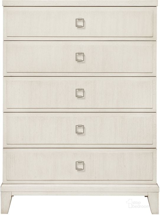 The appearance of Madison 5 Drawer Chest In A Grey And White Finish designed by Pulaski in the  interior design. This natural piece of furniture  was selected by 1StopBedrooms from Madison Collection to add a touch of cosiness and style into your home. Sku: S916-040. Product Type: Chest. Material: Rubberwood. Image1