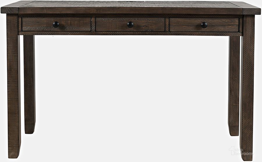 The appearance of Madison County Rustic Reclaimed Pine Farmhouse Usb Charging Desk In Brown designed by Jofran in the country / farmhouse interior design. This brown piece of furniture  was selected by 1StopBedrooms from Madison County Collection to add a touch of cosiness and style into your home. Sku: 1700-5020. Product Type: Desk. Material: Solid Pine. Image1