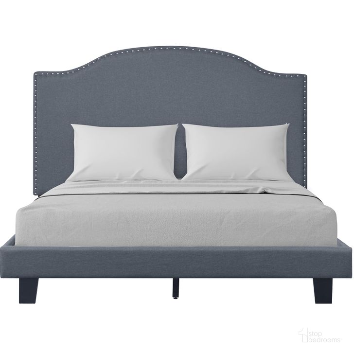 The appearance of Madison King Platform Bed In Gray designed by Camden Isle Furniture in the modern / contemporary interior design. This gray piece of furniture  was selected by 1StopBedrooms from Madison Collection to add a touch of cosiness and style into your home. Sku: 243333. Bed Type: Platform Bed. Material: Polyester. Product Type: Platform Bed. Bed Size: King. Image1