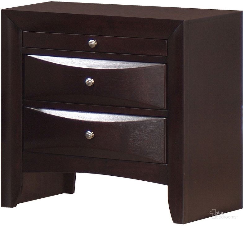 The appearance of Madison Mahogany Nightstand designed by Picket House in the modern / contemporary interior design. This brown piece of furniture  was selected by 1StopBedrooms from Madison Collection to add a touch of cosiness and style into your home. Sku: EM200NS. Material: Wood. Product Type: Nightstand. Image1