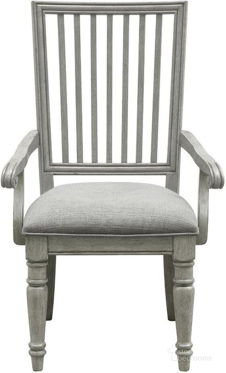 The appearance of Madison Ridge Arm Chair designed by Pulaski in the country / farmhouse interior design. This gray piece of furniture  was selected by 1StopBedrooms from Madison Ridge Collection to add a touch of cosiness and style into your home. Sku: P091261. Product Type: Arm Chair. Image1