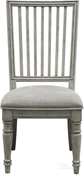The appearance of Madison Ridge Side Chair designed by Pulaski in the country / farmhouse interior design. This gray piece of furniture  was selected by 1StopBedrooms from Madison Ridge Collection to add a touch of cosiness and style into your home. Sku: P091260. Product Type: Side Chair. Image1