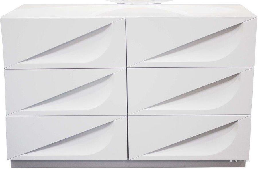 The appearance of Madrid 6 Drawer Poplar Wood Dresser In Off White designed by Best Master Furniture in the modern / contemporary interior design. This off white piece of furniture  was selected by 1StopBedrooms from Madrid Collection to add a touch of cosiness and style into your home. Sku: MADRWD. Material: Wood. Product Type: Dresser. Image1
