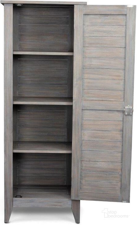 The appearance of Maho Gray Storage Cabinet 5664-26 designed by Homestyles in the traditional interior design. This gray piece of furniture  was selected by 1StopBedrooms from Maho Collection to add a touch of cosiness and style into your home. Sku: 5664-26. Material: Wood. Product Type: Storage Cabinet. Image1