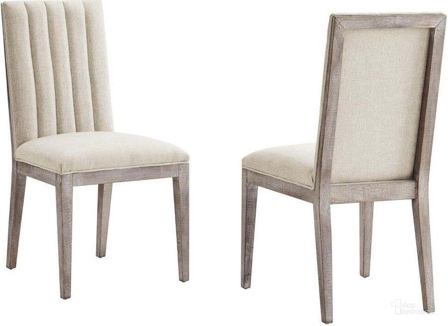 The appearance of Maisonette Beige French Vintage Tufted Fabric Dining Side Chairs Set Of 2 designed by Modway in the modern / contemporary interior design. This beige piece of furniture  was selected by 1StopBedrooms from Maisonette Collection to add a touch of cosiness and style into your home. Sku: EEI-6052-BEI. Product Type: Dining Chair. Material: Rubberwood. Image1