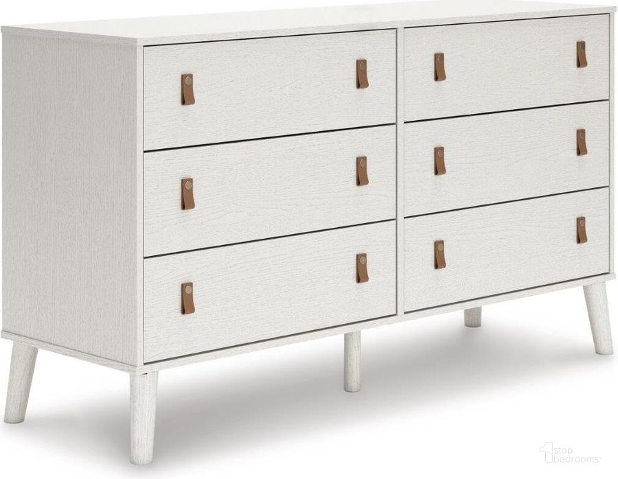 The appearance of Malartic White Dresser designed by Luxury Loft in the modern / contemporary interior design. This white piece of furniture  was selected by 1StopBedrooms from Malartic Collection to add a touch of cosiness and style into your home. Sku: EB1024-231. Product Type: Dresser. Image1