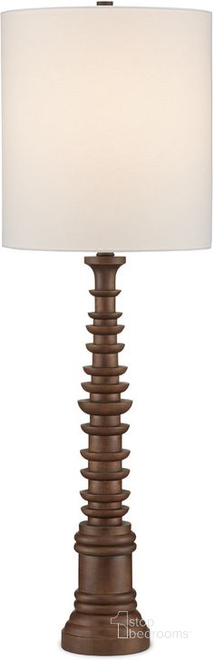The appearance of Malayan Natural Table Lamp designed by Currey & Company in the modern / contemporary interior design. This natural piece of furniture  was selected by 1StopBedrooms from Phyllis Morris Collection to add a touch of cosiness and style into your home. Sku: 6000-0897. Material: Wood. Product Type: Table Lamp. Image1