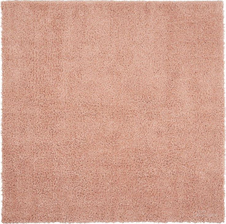 The appearance of Malibu Shag Blush 8 Square Area Rug designed by Nourison in the modern / contemporary interior design. This blush piece of furniture  was selected by 1StopBedrooms from Malibu Shag Collection to add a touch of cosiness and style into your home. Sku: 99446760807. Material: Polypropylene. Product Type: Area Rugs. Image1