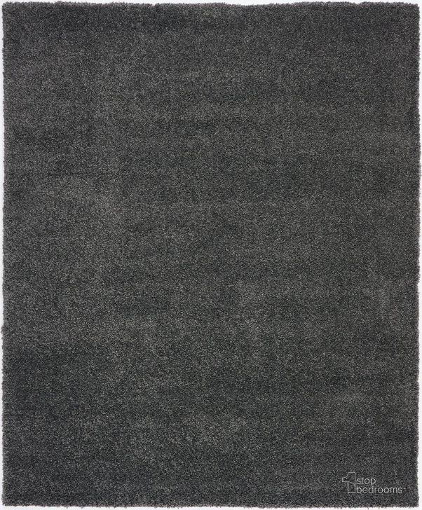 The appearance of Malibu Shag Dark Grey 8 X 10 Area Rug designed by Nourison in the modern / contemporary interior design. This dark grey piece of furniture  was selected by 1StopBedrooms from Malibu Shag Collection to add a touch of cosiness and style into your home. Sku: 99446397744. Material: Polypropylene. Product Type: Area Rugs. Image1