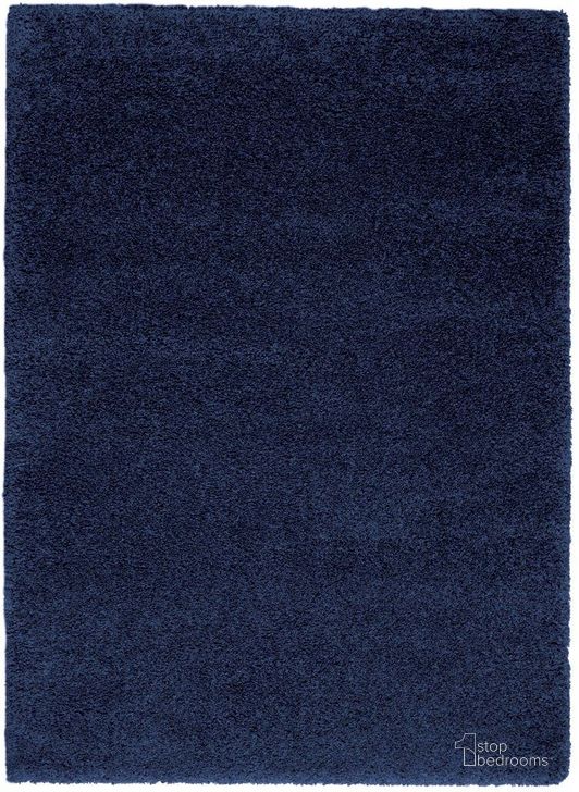 The appearance of Malibu Shag Navy 5 X 7 Area Rug designed by Nourison in the modern / contemporary interior design. This navy piece of furniture  was selected by 1StopBedrooms from Malibu Shag Collection to add a touch of cosiness and style into your home. Sku: 99446398338. Material: Polypropylene. Product Type: Area Rugs. Image1