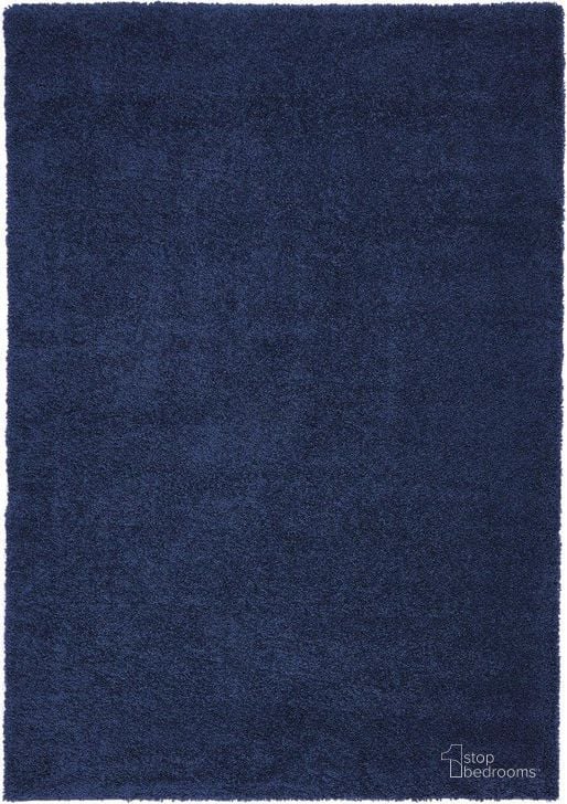 The appearance of Malibu Shag Navy 7 X 10 Area Rug designed by Nourison in the modern / contemporary interior design. This navy piece of furniture  was selected by 1StopBedrooms from Malibu Shag Collection to add a touch of cosiness and style into your home. Sku: 99446398369. Material: Polypropylene. Product Type: Area Rugs. Image1