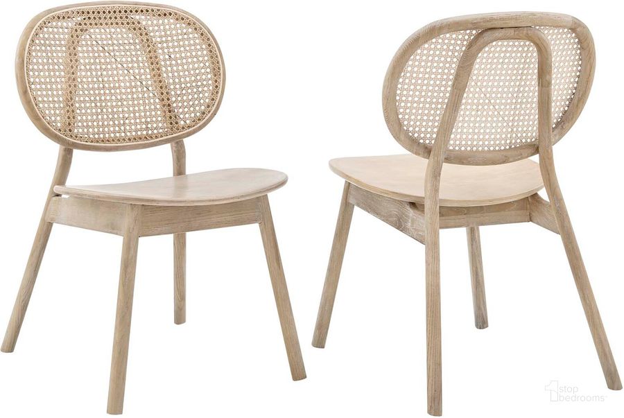 The appearance of Malina Wood Dining Side Chair Set of 2 In Gray designed by Modway in the modern / contemporary interior design. This gray piece of furniture  was selected by 1StopBedrooms from Malina Collection to add a touch of cosiness and style into your home. Sku: EEI-6081-GRY. Material: Wood. Product Type: Dining Chair. Image1