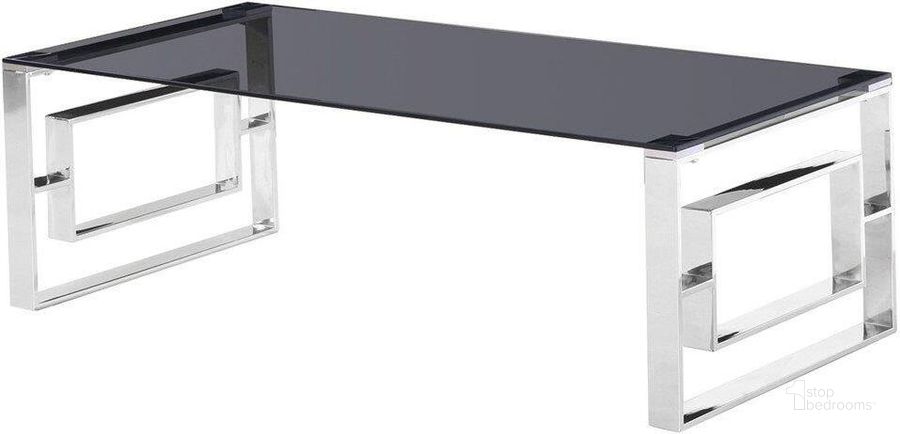 The appearance of Mallory Stainless Steel And Smoked Glass Coffee Table In Silver designed by Best Master Furniture in the modern / contemporary interior design. This silver piece of furniture  was selected by 1StopBedrooms from Mallory Collection to add a touch of cosiness and style into your home. Sku: E28SC. Material: Glass. Product Type: Coffee Table.