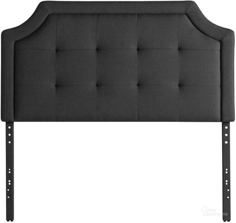 The appearance of Malouf Carlisle Queen Charcoal Headboard designed by Malouf in the modern / contemporary interior design. This charcoal piece of furniture  was selected by 1StopBedrooms from Carlisle Collection to add a touch of cosiness and style into your home. Sku: STQQCHCARLHB. Product Type: Headboard. Image1